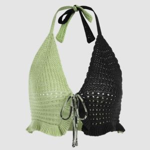 Cider crochet halter top Medium